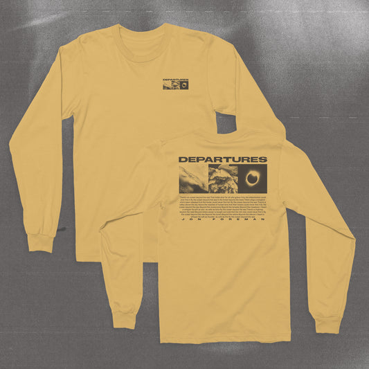 Departures Gold Long Sleeve Tee